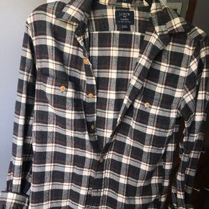 J.Crew Brown Flannel